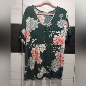 Entro Women's Oversized Babydoll Tee